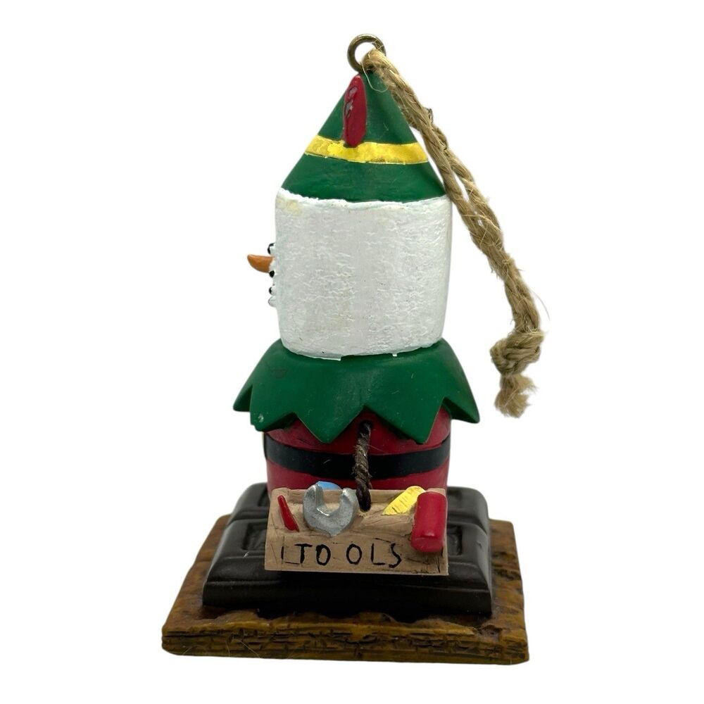 Set of 2 Midwest-CBK S'Mores Ornament - Santa w/Gift Sack & Snowman w/Tools Box - Picture 15 of 15